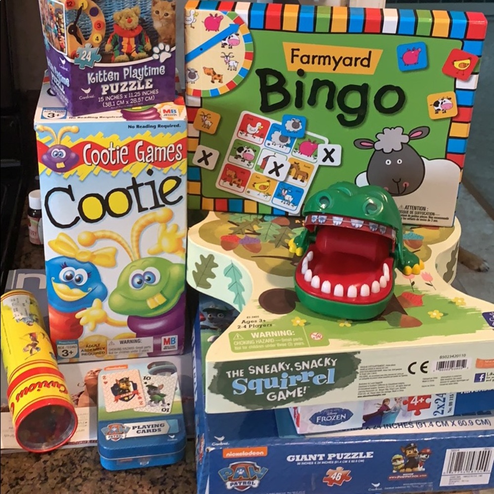 Toddler games and puzzles